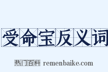 受命宝反义词是什么意思的图片